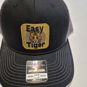 Richardson 'Easy Tiger' Black Trucker Hat
